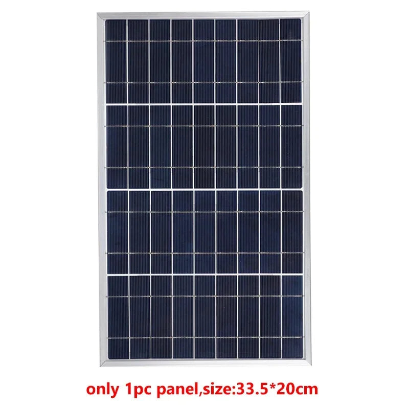 NEO EDEN TECH  300W/600W Solar Panel Kit Complete 12V Polycrystalline USB Power Portable Outdoor Rechargeable Solar Cell Solar Generator