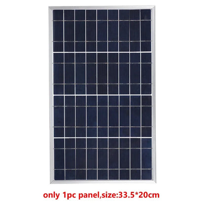 NEO EDEN TECH  300W/600W Solar Panel Kit Complete 12V Polycrystalline USB Power Portable Outdoor Rechargeable Solar Cell Solar Generator