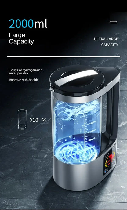 NEO EDEN TECH 100-240V 2L Electric Hydrogen Rich Water Kettle Water Ionizer Machine Water filter Drink Hydrogen Water Generator