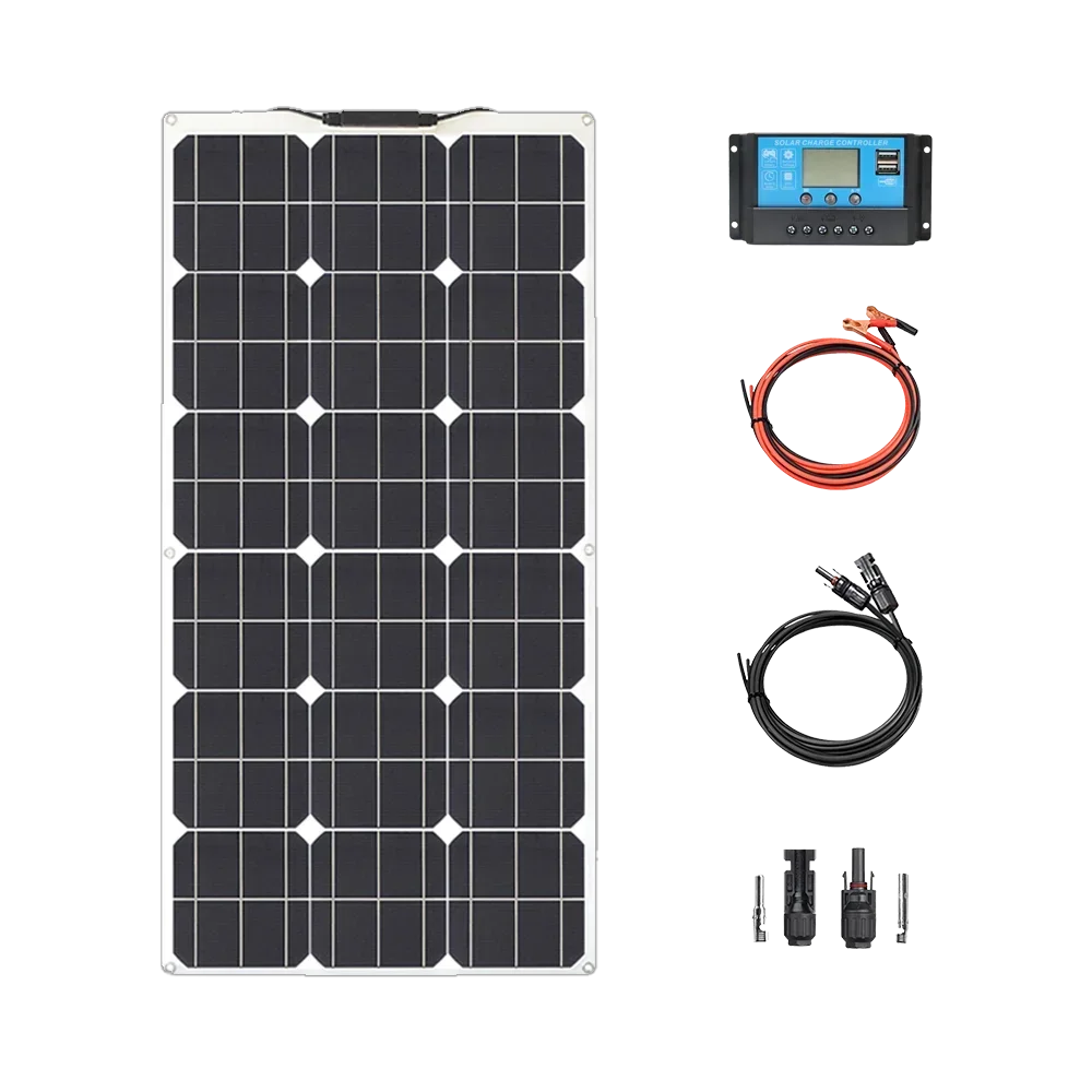 NEO EDEN TECH 2000W Solar Panel System Kits For Home With 1000W 2000W Solar Panel 100A Charge Controller 220V Inverter 10Ah30Ah LFP Battery
