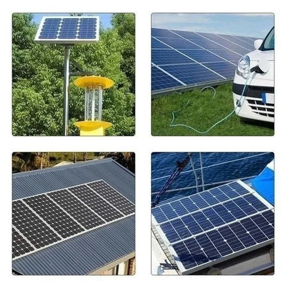 NEO EDEN TECH 2000W Solar Energy System 110V/220V 4000W Solar Panel Inverter Glass 12V Battery Charging Controller For Home/Outdoor Use