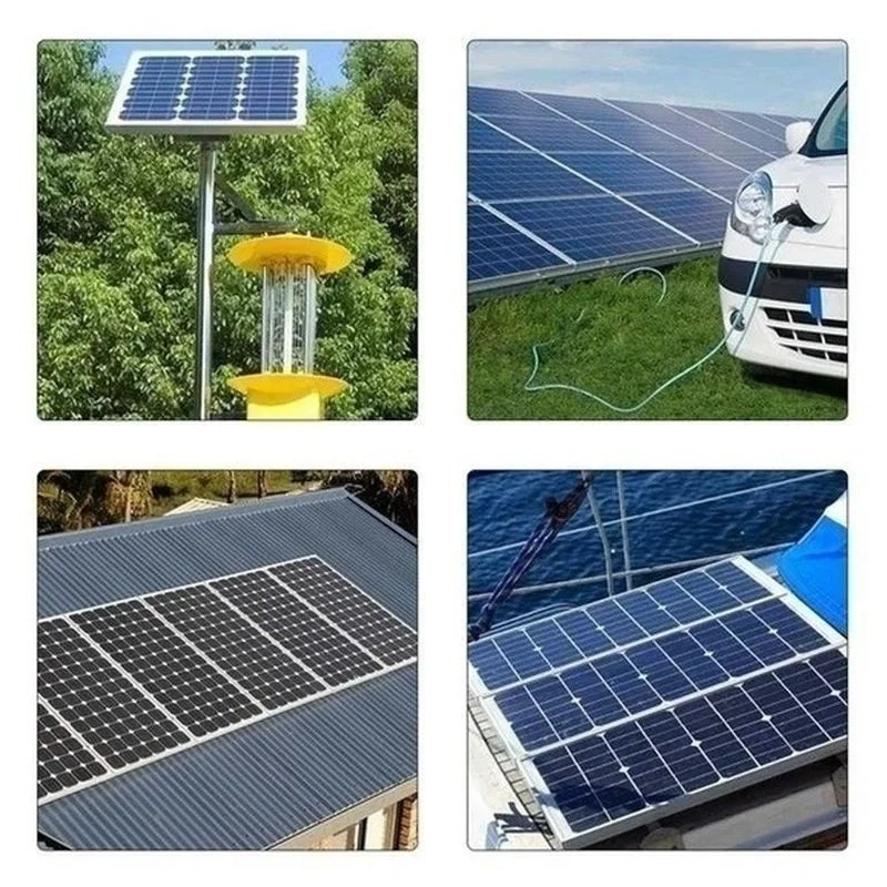 NEO EDEN TECH 2000W Solar Energy System 110V/220V 4000W Solar Panel Inverter Glass 12V Battery Charging Controller For Home/Outdoor Use