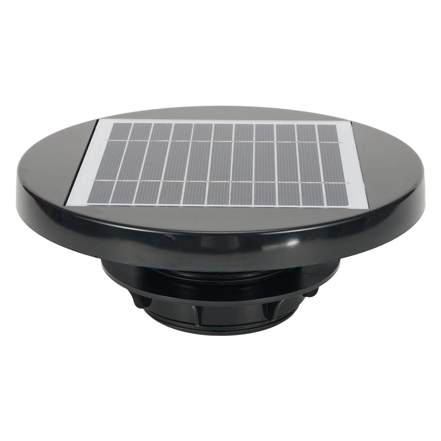 NEO EDEN TECH 1 Pcs Solar Powered Roofs Fan Polycrystalline 5.5V 2.5W For Boat RV Greenhouse Shed Caravan Garden Shed Toilets Roof