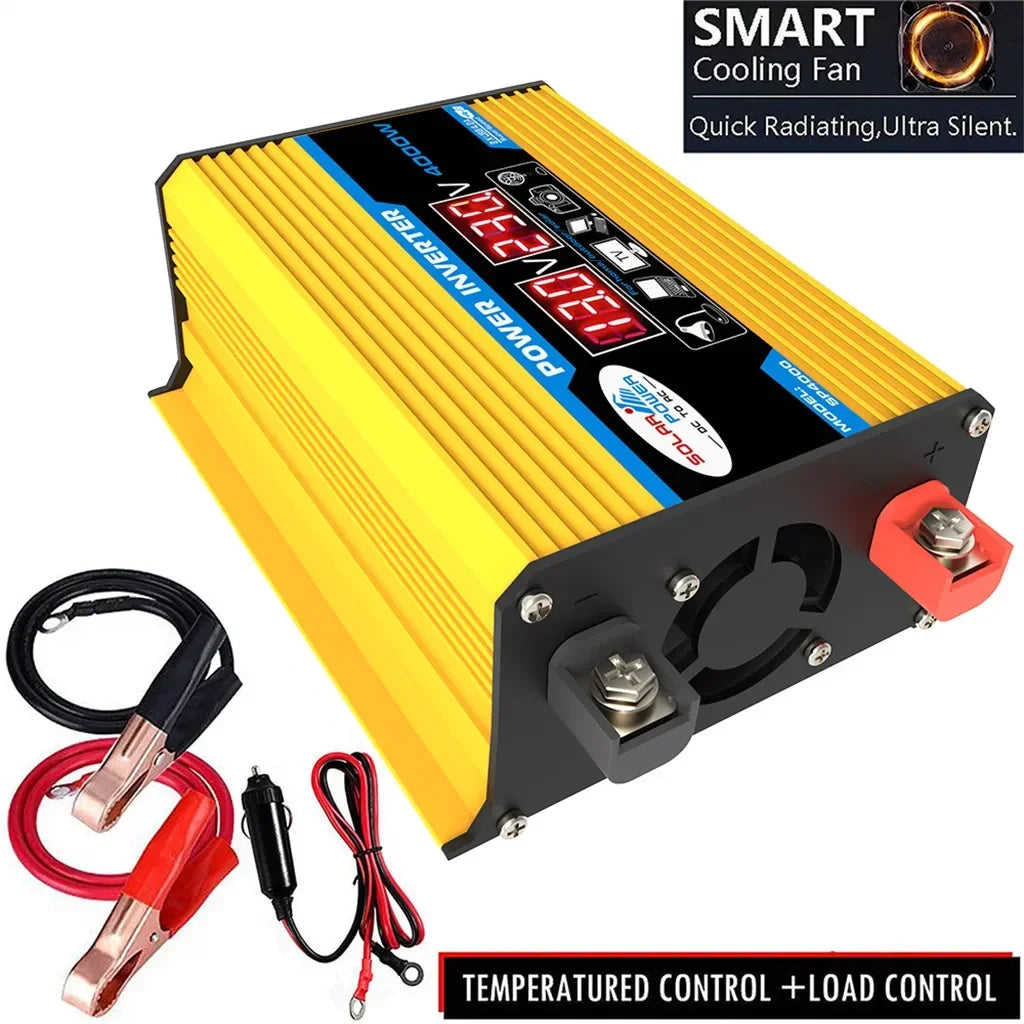 NEO EDEN TECH 2000W Solar Energy System 110V/220V 4000W Solar Panel Inverter Glass 12V Battery Charging Controller For Home/Outdoor Use