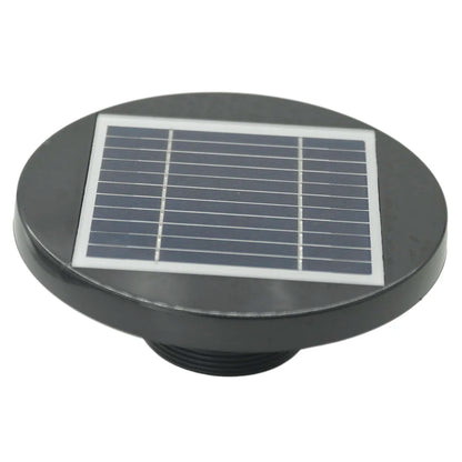 NEO EDEN TECH 1 Pcs Solar Powered Roofs Fan Polycrystalline 5.5V 2.5W For Boat RV Greenhouse Shed Caravan Garden Shed Toilets Roof