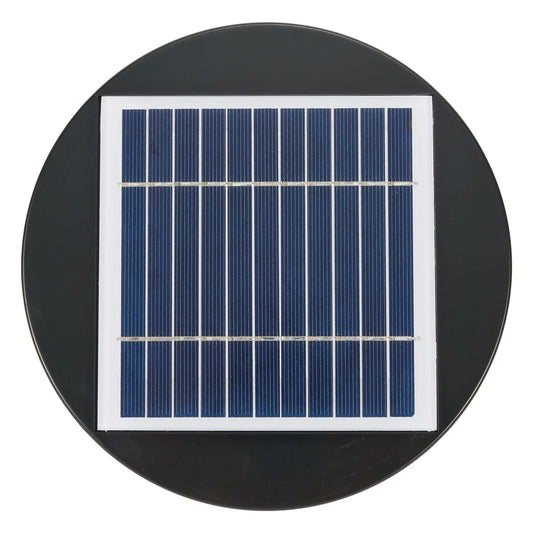 NEO EDEN TECH 1 Pcs Solar Powered Roofs Fan Polycrystalline 5.5V 2.5W For Boat RV Greenhouse Shed Caravan Garden Shed Toilets Roof