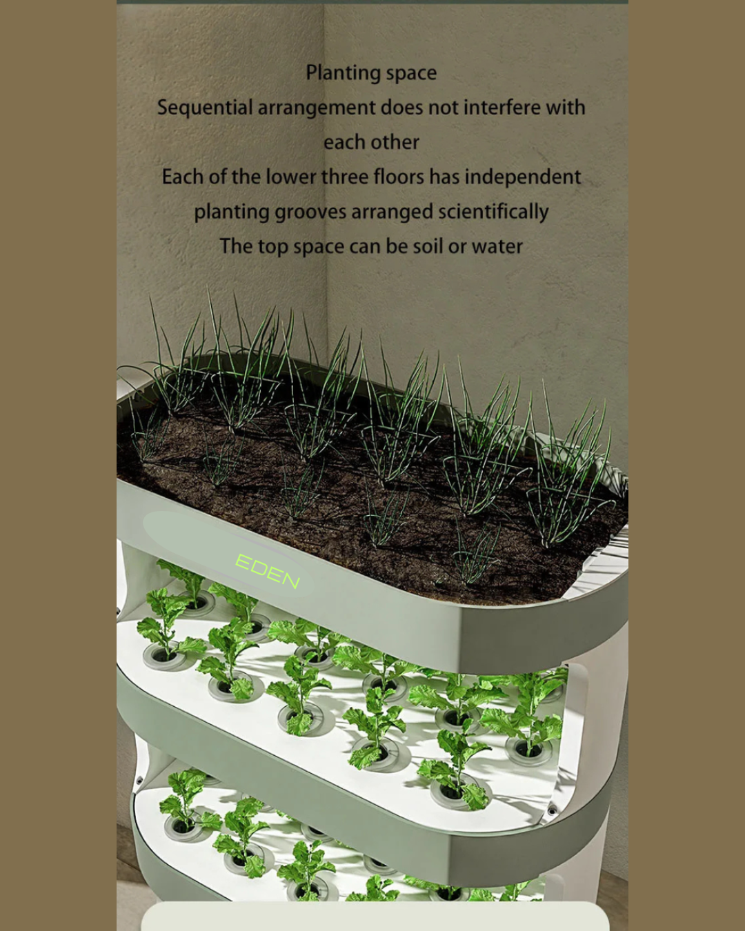 NEO EDEN TECH Hydroponics Growing System Multi-layer Vegetable Planting Box Smart Indoor Planter Vertical Hydroponic Flowerpot Aerobic System