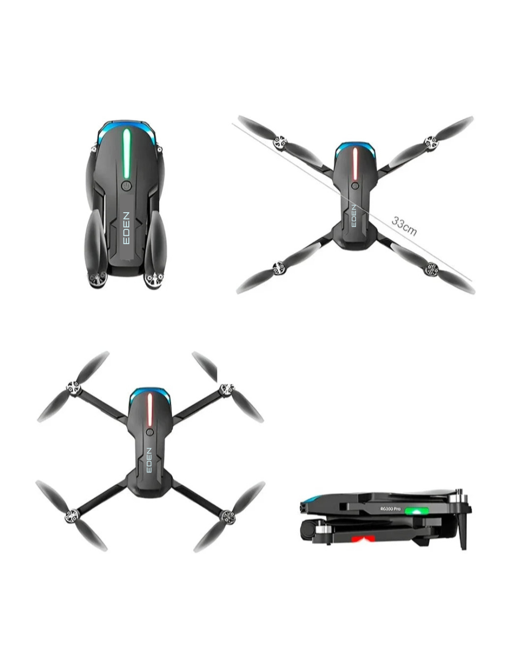NEO EDEN TECH Drone with HD Dual Camera and 4G WiFi and Remote Control with Cell Phone Holder / jug.wrjrg100