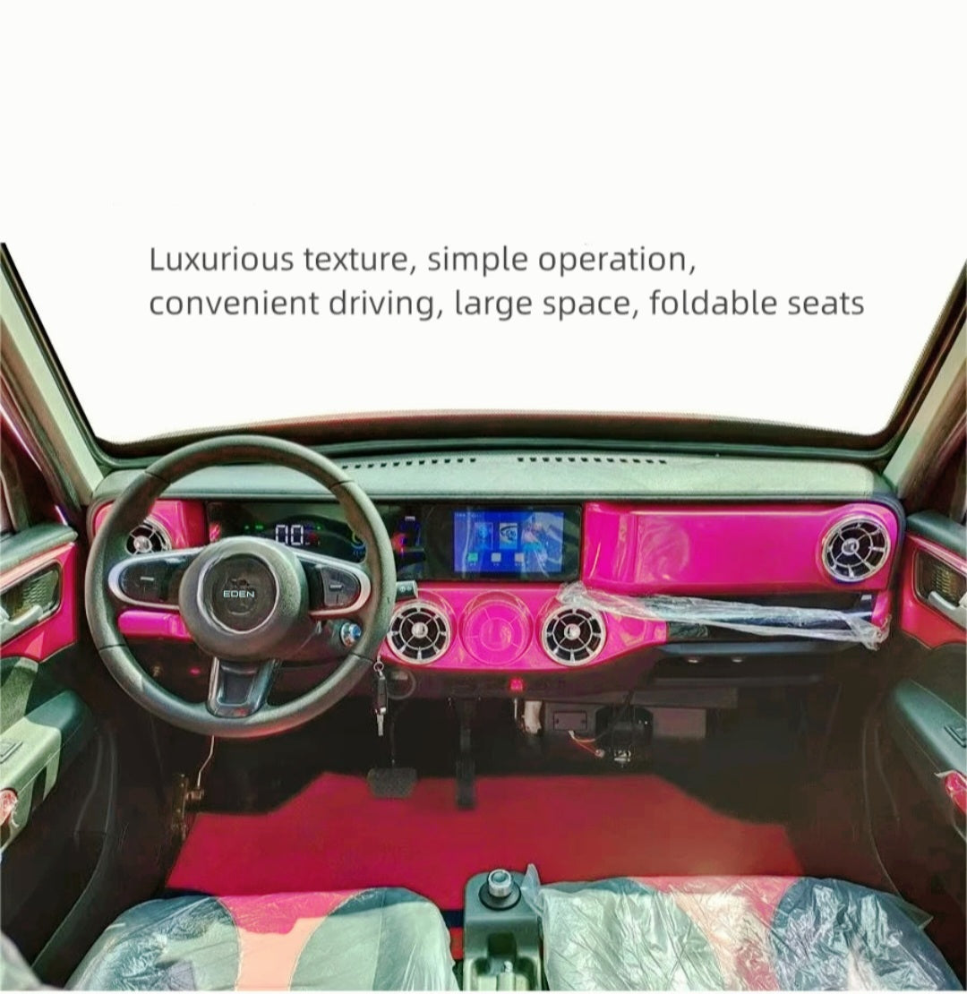 NEO EDEN Motors Adult new energy low-speed electric vehicle 2000W large space highly enclosed four-wheeled electric vehicle gas-electric hybrid