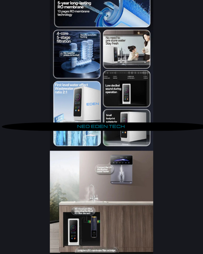 EDEN TECH Air Water Maker Air Dehumidifier Water Waterless Purifier Atmospheric Water Generator