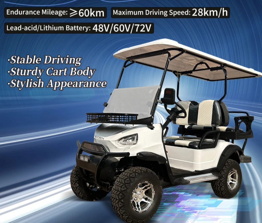 NEO EDEN Motors  Reverse Alarm Best Electric Car Cost Cheap Compact Cart For Sale Near Me Golf Buggy