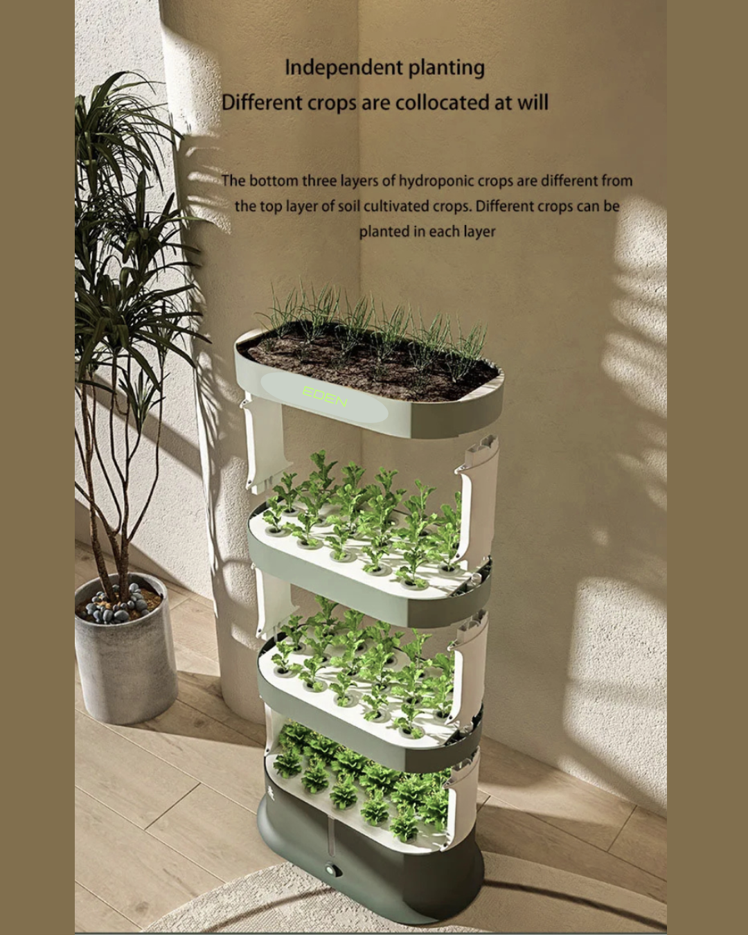 NEO EDEN TECH Hydroponics Growing System Multi-layer Vegetable Planting Box Smart Indoor Planter Vertical Hydroponic Flowerpot Aerobic System