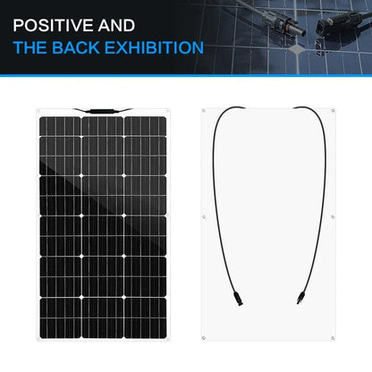 NEO EDEN TECH 2000W Solar Panel System Kits For Home With 1000W 2000W Solar Panel 100A Charge Controller 220V Inverter 10Ah30Ah LFP Battery